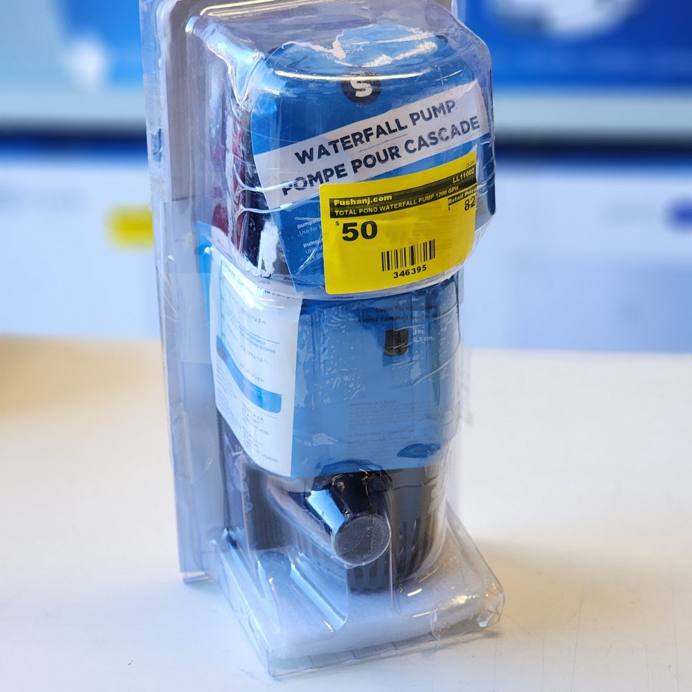 TOTAL POND WATERFALL PUMP 1200 GPH (LL11002) TOTAL POND WATERFALL PUMP 1200 GPH (LL11002)